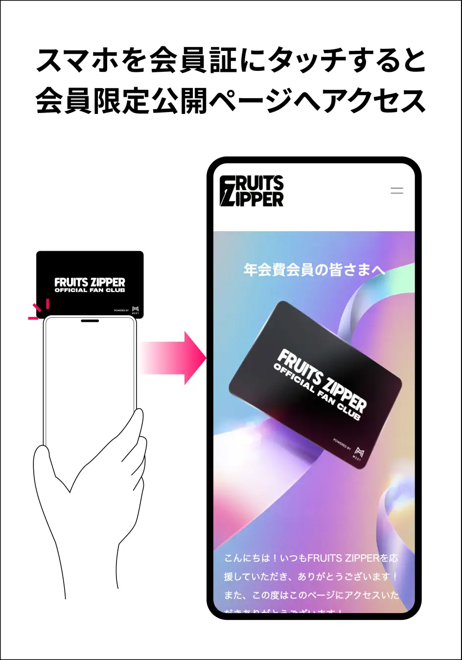 「MEET」搭載の会員証で、会員だけがアクセス可能な特別体験を提供